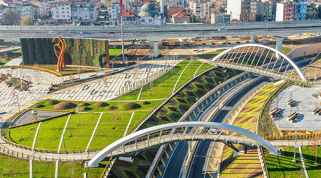 BÜYÜKŞEHİR'DEN 14 ÜST GEÇİT
