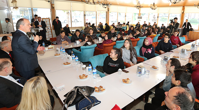 BAŞKAN GÜRLESİN İLE BULUŞTULAR