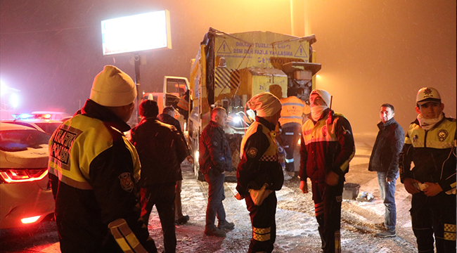 CANKURTARAN’DA ULAŞIM GÜÇLÜKLE SAĞLANIYOR