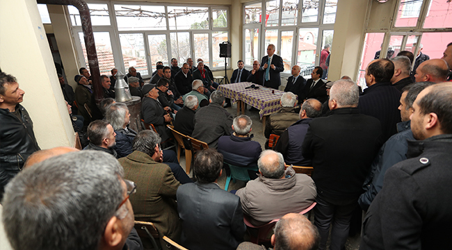 BAŞKAN ZOLAN SARAYKÖYLÜLERLE KUCAKLAŞTI