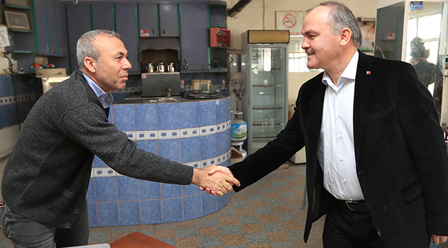 GÜRLESİN DEVELİ VE AKKÖYLÜLERLE BULUŞTU