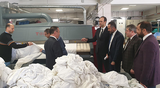 PAÜ’DEN ÇEVRE DOSTU HASTANE ÇAMAŞIRHANESİ