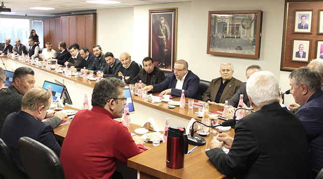 BAHTİYAR DSO ÜYELERİNE PROJELERİNİ ANLATTI