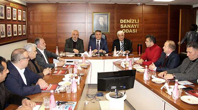 BAHTİYAR DSO ÜYELERİNE PROJELERİNİ ANLATTI