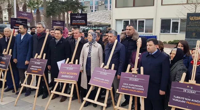 AK PARTİLİLERDEN 28 ŞUBAT AÇIKLAMASI
