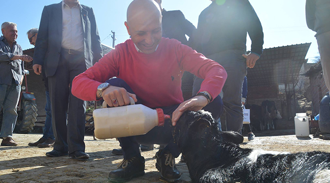 ÖZBAŞ BİR GÜNDE 6 MAHALLE GEZDİ