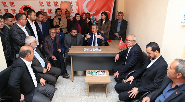 MİLLETVEKİLİ TİN’E BAKLAN DA SEVGİ SELİ