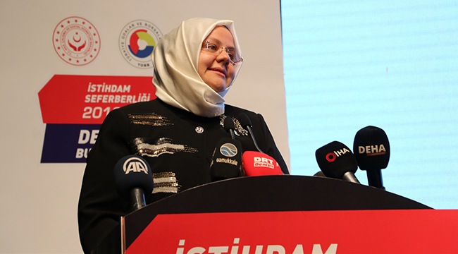 BAKAN SELÇUK İSTİHDAM TOPLANTISINDA KONUŞTU