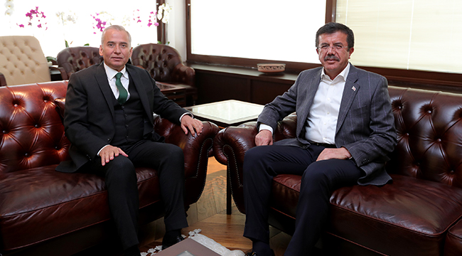 ZEYBEKCİ’DEN BAŞKAN ZOLAN’A ZİYARET