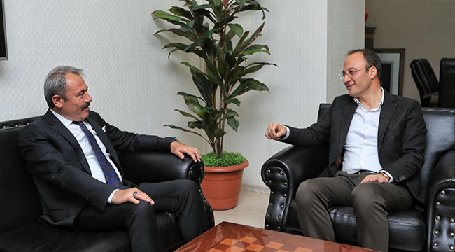 BAŞKAN ÖRKİ MİLLETVEKİLİ TİN’İ AĞIRLADI