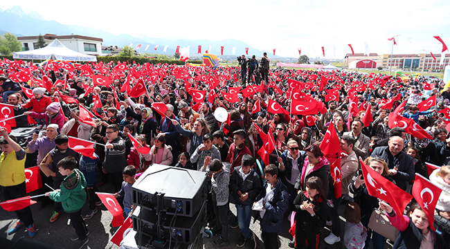 Merkezefendi 'de 23 Nisan Coşkusu
