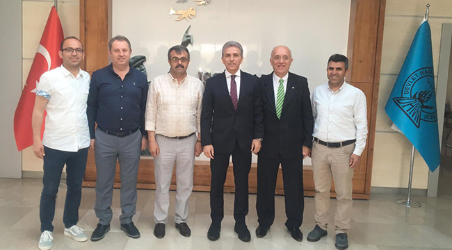 Denizli ASKF, TASKK Genel Başkanı Ali Düşmez’i Ağırladı