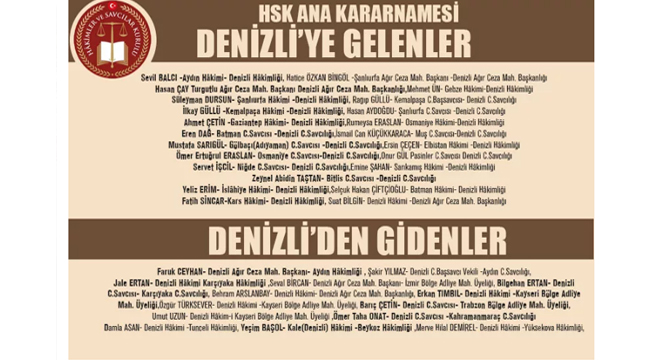 Hakimler ve Savcılar Ana Kararnamesi Yayımlandı