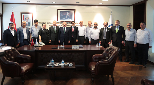TBMM Başkanı Şentop’tan Başkan Zolan’a Ziyaret