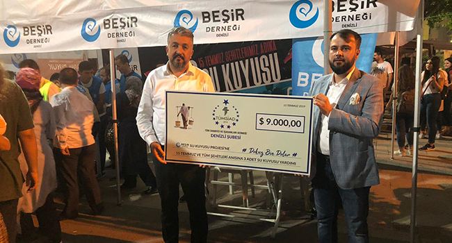 TÜMSİAD Denizli Şubesi’nden Şehitler Anısına 3 Adet Su Kuyusu