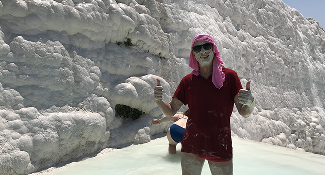 Pamukkale’ye Yoğun Turist İlgisi
