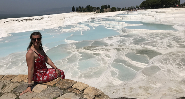 Pamukkale’ye Yoğun Turist İlgisi