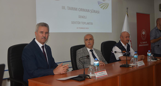 III. Tarım Orman Şûrası Denizli Sektör Toplantısı Yapıldı