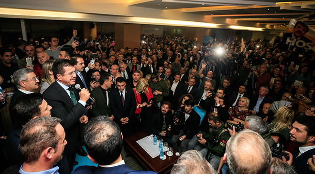 ZEYBEKCİ İZMİR’DE PARTİLİLERLE BULUŞTU