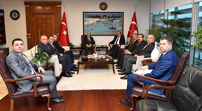 İZDES ÇALIŞMA HEYETİ DENİZLİ'YE GELDİ