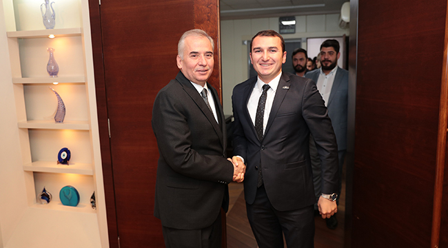 BAŞKAN ZOLAN GENÇ ASKON YÖNETİMİNİ AĞIRLADI