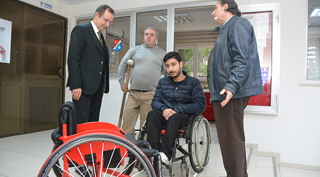 SPOR GENEL MÜDÜRLÜĞÜ'NDEN TEKERLEKLİ SANDALYE DESTEĞİ