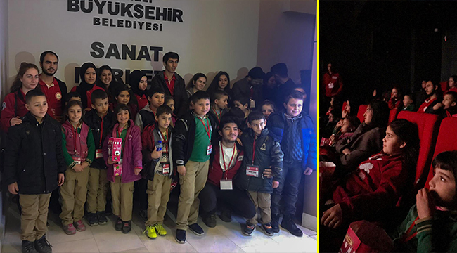 PAÜ AKUT İLE İLK KEZ SİNEMAYLA TANIŞTILAR