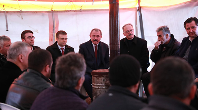 TİN, TAVAS’TA VATANDAŞLARLA BULUŞTU