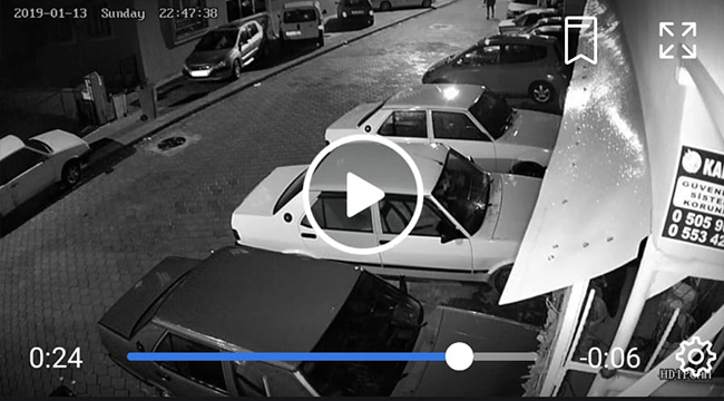 CAMIN KIRILMA ANI KAMERALARA YANSIDI