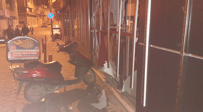 KAZA ANI GÜVENLİK KAMERALARINA YANSIDI