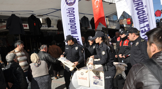 TAVAS EMNİYETİNDEN KAMU SPOTLU BEZ ÇANTA