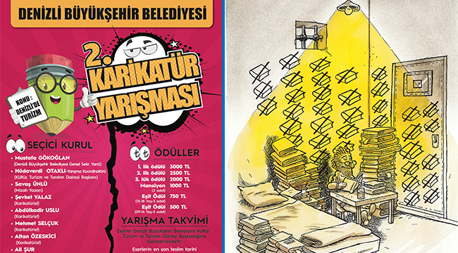 KARİKATÜR YARIŞMASI BAŞVURULARINDA SON 1 HAFTA