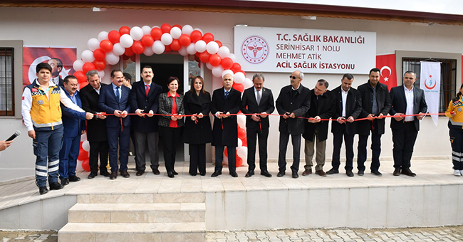 SERİNHİSAR ACİL SAĞLIK İSTASYONUNA KAVUŞTU