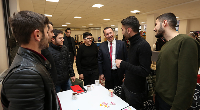 BAĞ HİZMETE GİREN KAFETERYAYI GEZDİ