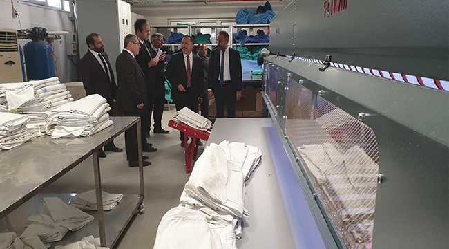 PAÜ’DEN ÇEVRE DOSTU HASTANE ÇAMAŞIRHANESİ
