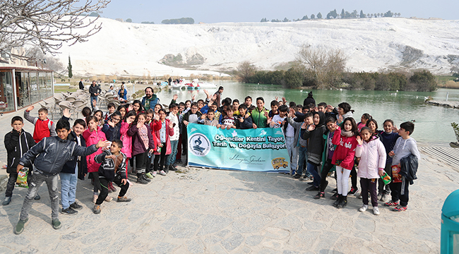 PAMUKKALE BELEDİYESİ’NİN KENTİMİZİ TANIYALIM PROJESİ SÜRÜYOR