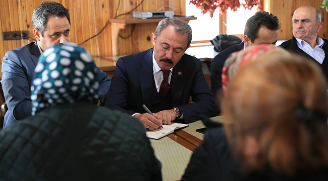 MİLLETVEKiLi TiN KALE’YE ÇIKARMA YAPTI