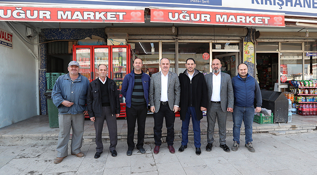 BAŞKAN GÜRLESİN MAHALLE GEZİLERİNİ SÜRDÜRÜYOR