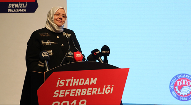 BAKAN SELÇUK İSTİHDAM TOPLANTISINDA KONUŞTU