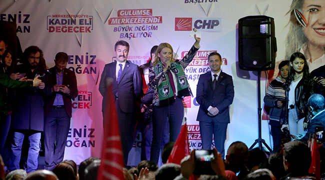 YÜZLERCE MERKEZEFENDİLİ MİTİNGE AKIN ETTİ