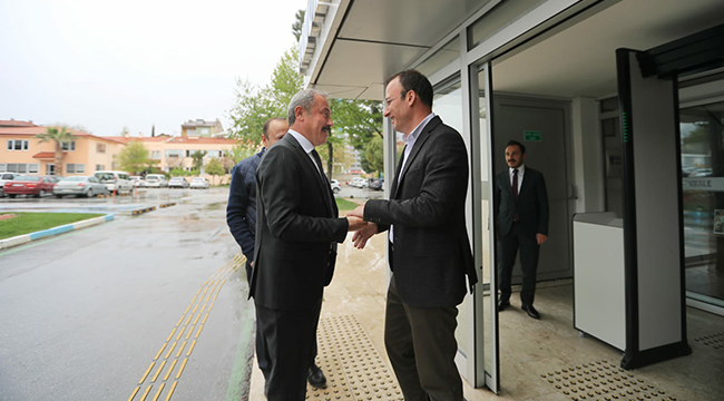 BAŞKAN ÖRKİ MİLLETVEKİLİ TİN’İ AĞIRLADI