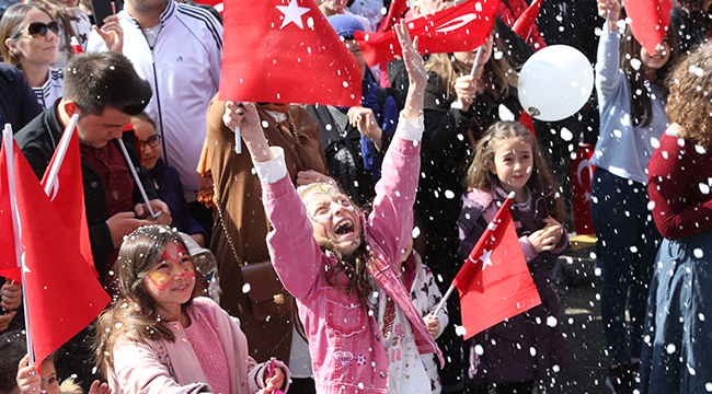 Merkezefendi 'de 23 Nisan Coşkusu