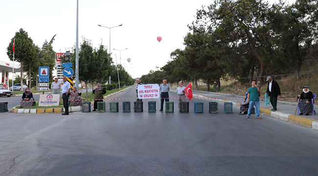 Pamukkale Yolunda Yine Eylem