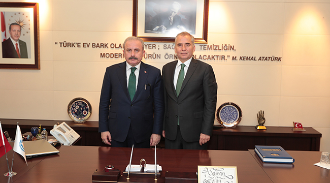 TBMM Başkanı Şentop’tan Başkan Zolan’a Ziyaret