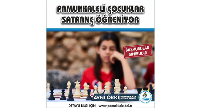 Pamukkale Belediyesi’nden Satranç Kursuna Davet