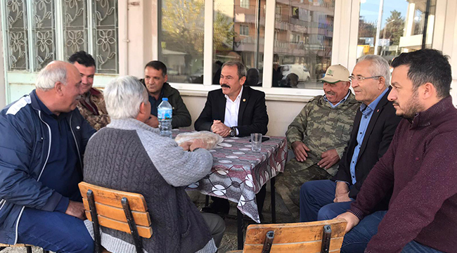 TİN BOZKURT’TA VATANDAŞLARLA BULUŞTU