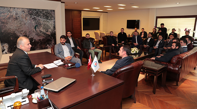 BAŞKAN ZOLAN GENÇ ASKON YÖNETİMİNİ AĞIRLADI