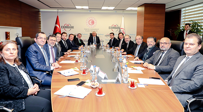 DENİB HEYETİNDEN EXIMBANK’A ZİYARET