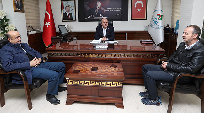 BAŞKAN GÜRLESİN MÜSİAD YÖNETİMİNİ AĞIRLADI