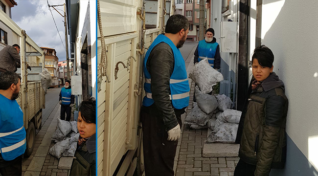 BEŞiR DERNEĞİ KIŞLIK YAKACAK DAĞITTI
